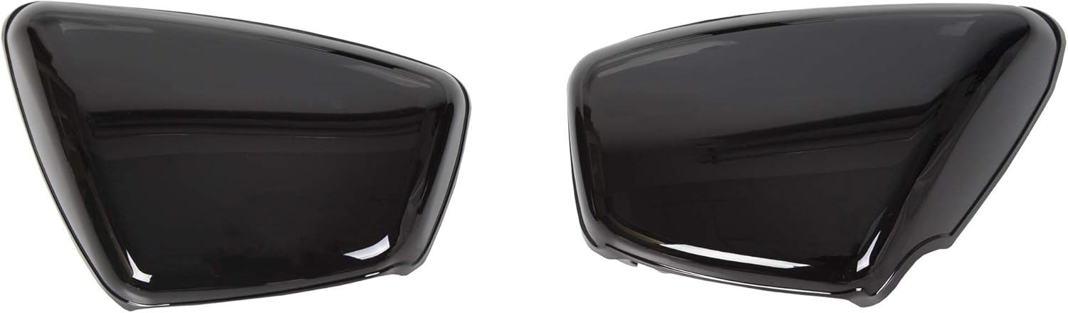 ECOTRIC Motorcycle Pair Black Panel Battery Cover Fairing Compatible with 1984-Up Yamaha XV 700 750 1000 1100 Virago Battery Side Fairing Cover Protection (Left & Right Side) - 2 Packages - Image 2