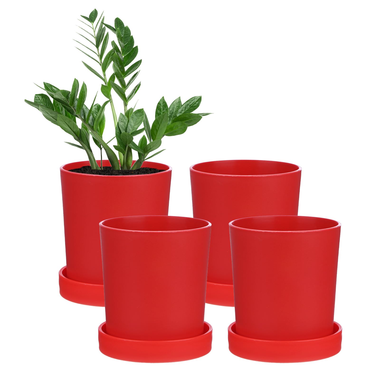 M METERXITY 4-Pack Plant Pots