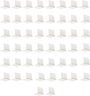 BQLZR Plastic Pinned Hinges 0.63x1.1Inch for RC Airplane Plane Replacement Pack of 50