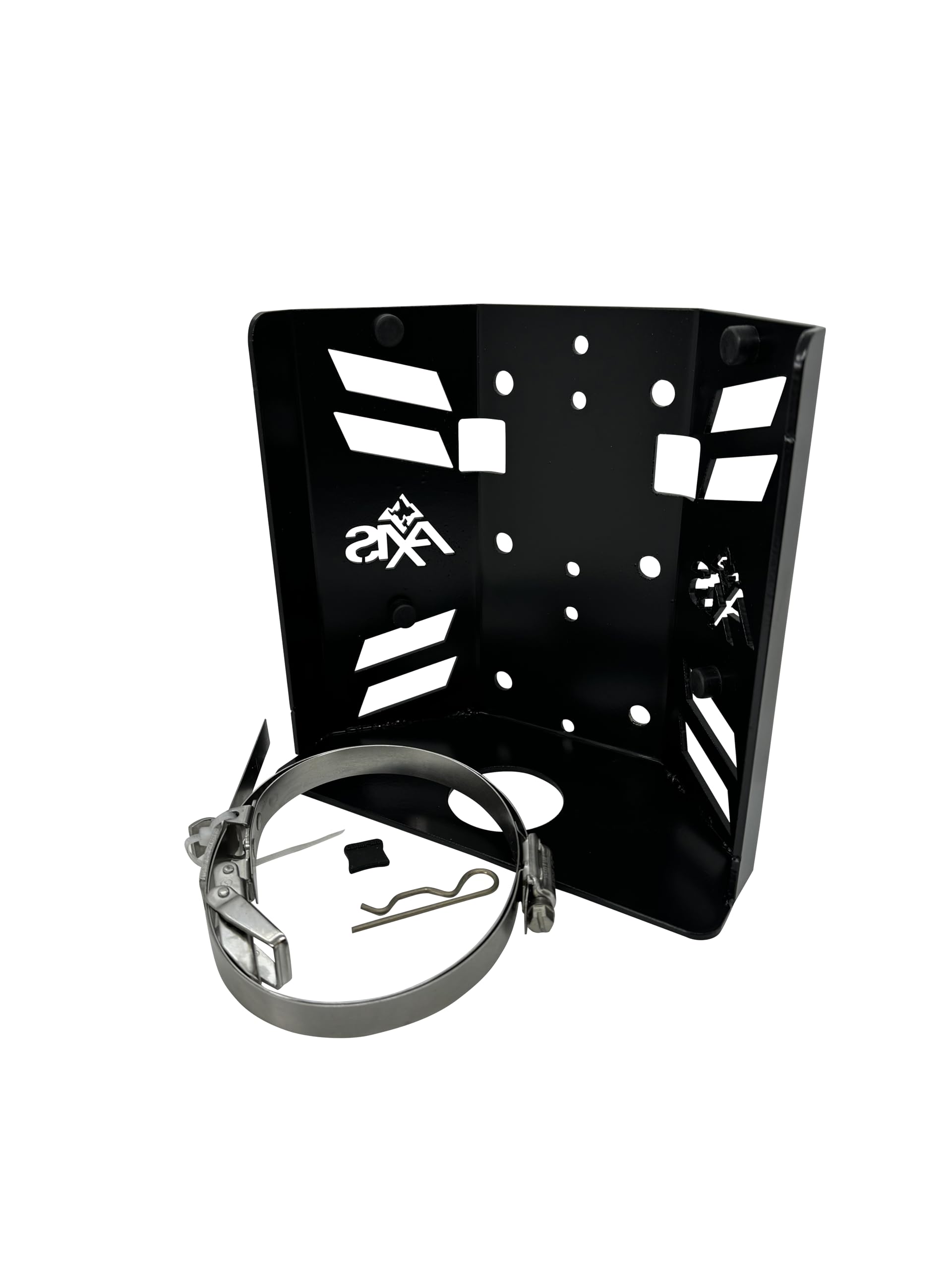 Heavy Duty - Robust Powder Coated Aluminum 5LB Propane Tank Mount Bracket for Overland Vehicle Camping 4x4 Offroad - Overland Axis by Preece Preece Precision