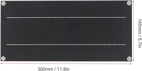 Miniatura 3 de Kit de panel solar, material monocristalino 100 A, cargador de batería de 600 W, 18 V, controlador de batería, kit de carga de batería para farola