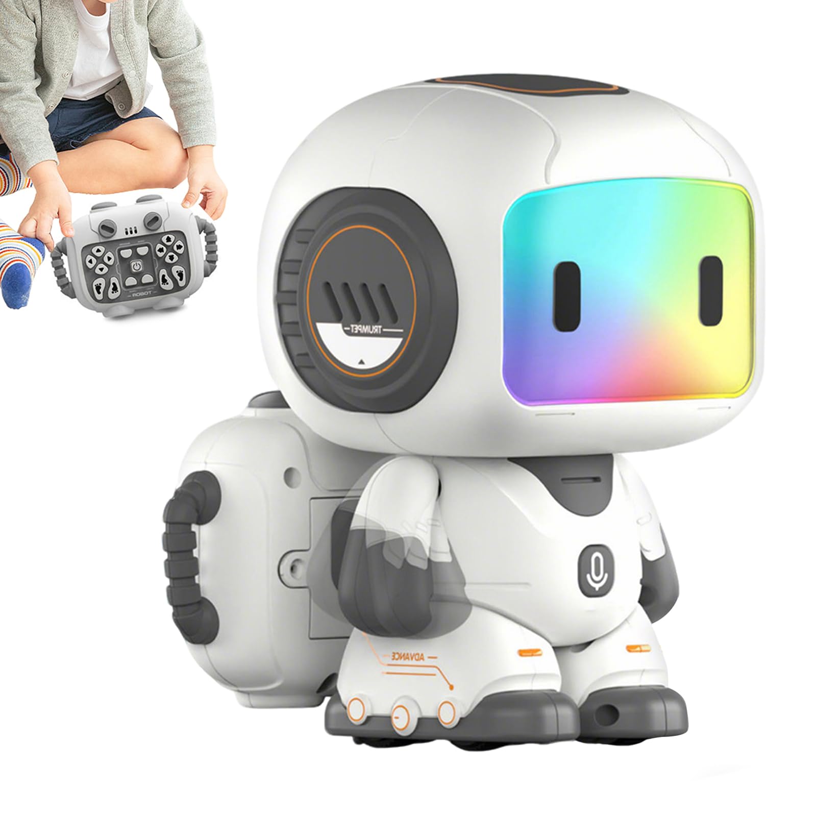 Robot Giocattolo Educativo per Bambini Programmabile E Ricaricabile Con