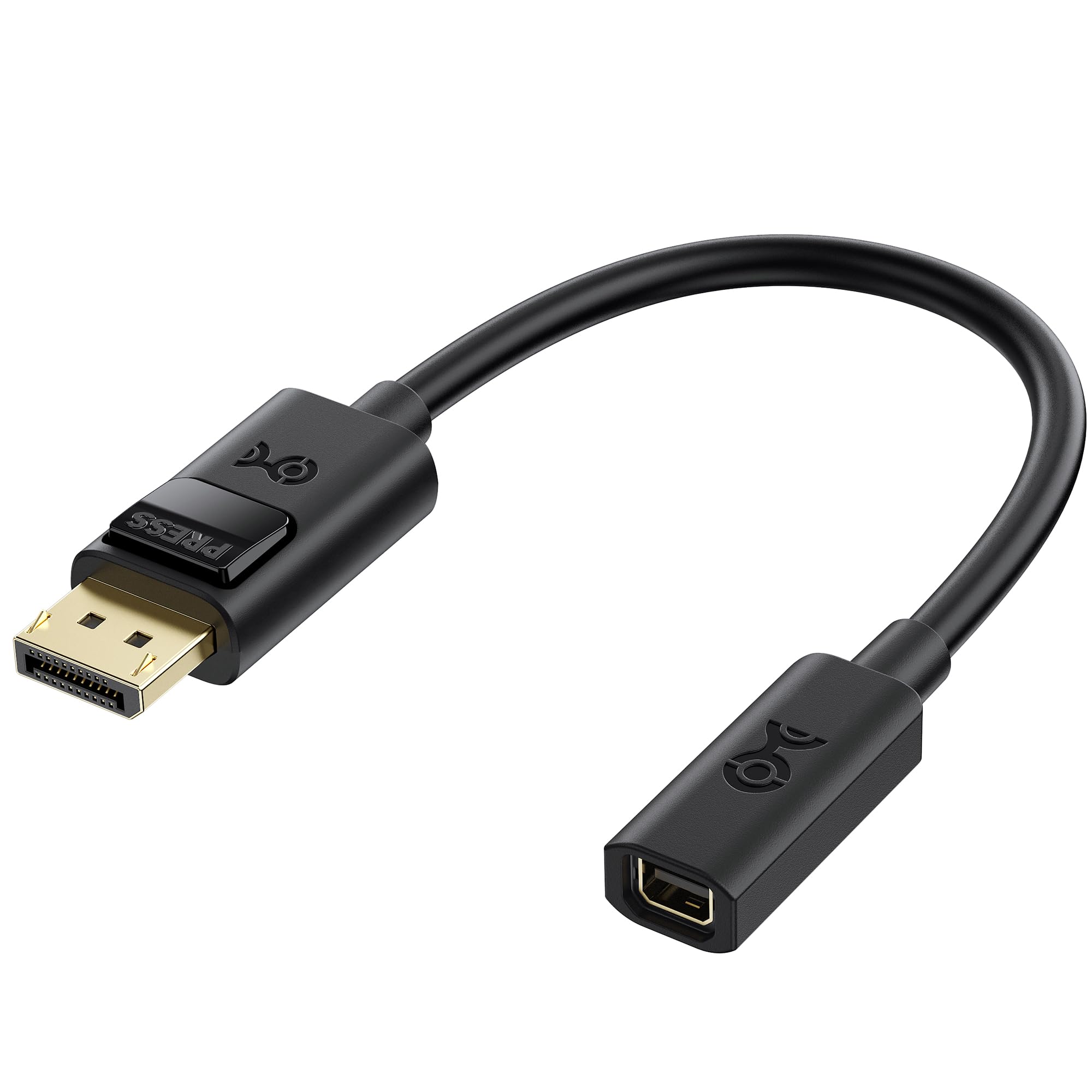 Cable Matters Adaptador DisplayPort a Mini DisplayPort 4K@60Hz - 15 cm