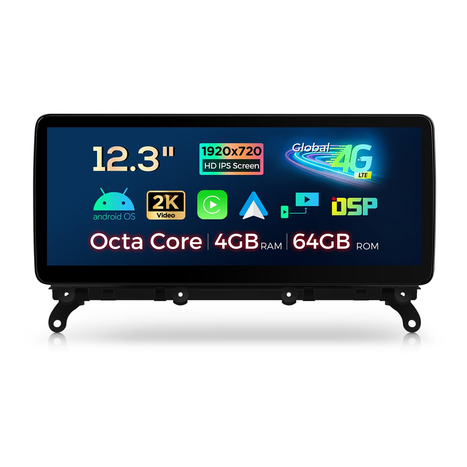 XTRONS 12.3 Inch Android 14 Car Stereo for BMW X3 F25 X4 F26 (2016-2018) NBT EVO System,…