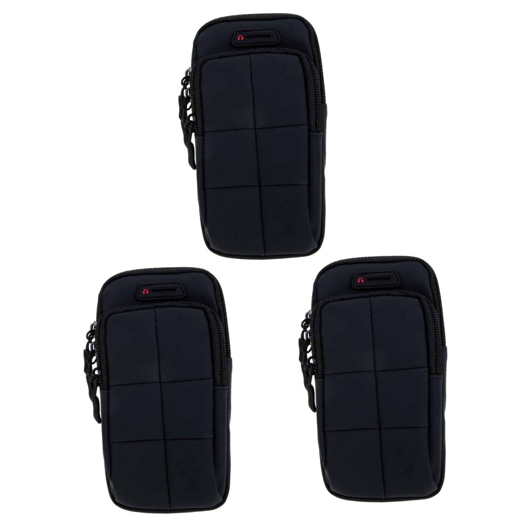 UPKOCH 3pezzi Armband Per Smartphone Elastico Per Attività Sportive Custodia Leggera Per Telefono Da Braccio Design Pratico e Comfortevolper Esercizi All Aperto Adatto Tutti Modelli Di