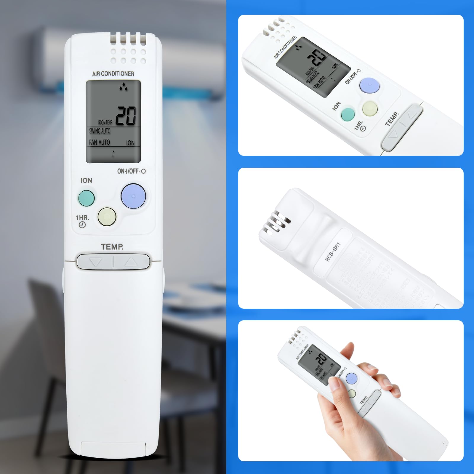 Amazon | HYZJ エアコンリモコン RCS-SR1 RCS-SR2 for SANYO サンヨー