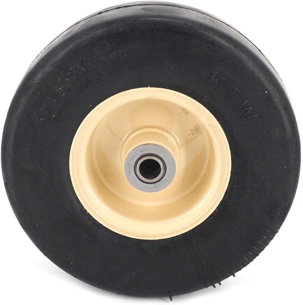 Grasshopper Mower Wheel and Tire, Semi Pneumatic, Semi Pneumatic Wheels Have Puncture Resistant Tread and a Packet of NonPressurized Air That Provides Additional Cushion Without Inflation, OEM 603971