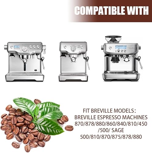 Miniatura 5 de 2 anillos de vapor de silicona de 2.126 in para máquina Breville Espresso 878870860880810840450500 y Sage 880878875870810500 Grouphead pieza de