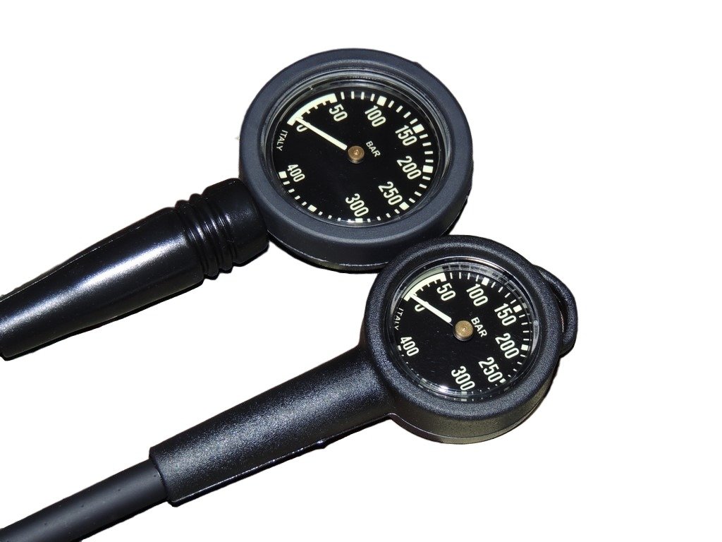 Sunline Finimeter Pressure-Gauge "New-Military" 52 od. 63 mm Metallgehäuse