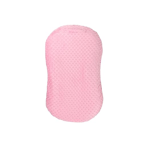 Mila Millie Water Resistant Removable Cover for Newborn Lounger | Minky Sensory Touch Slipcover for Baby Floor Seat | Premium Quality Soft Wipeable Fabric | Hypoallergenic (Sand)