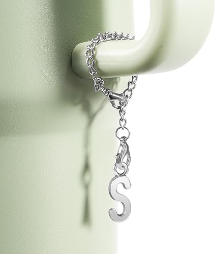 Miniatura 2 de MOTAIN Accesorios para Stanley Cup,Nombre Id Letra Mango Charm para Stanley Tumbler(S)