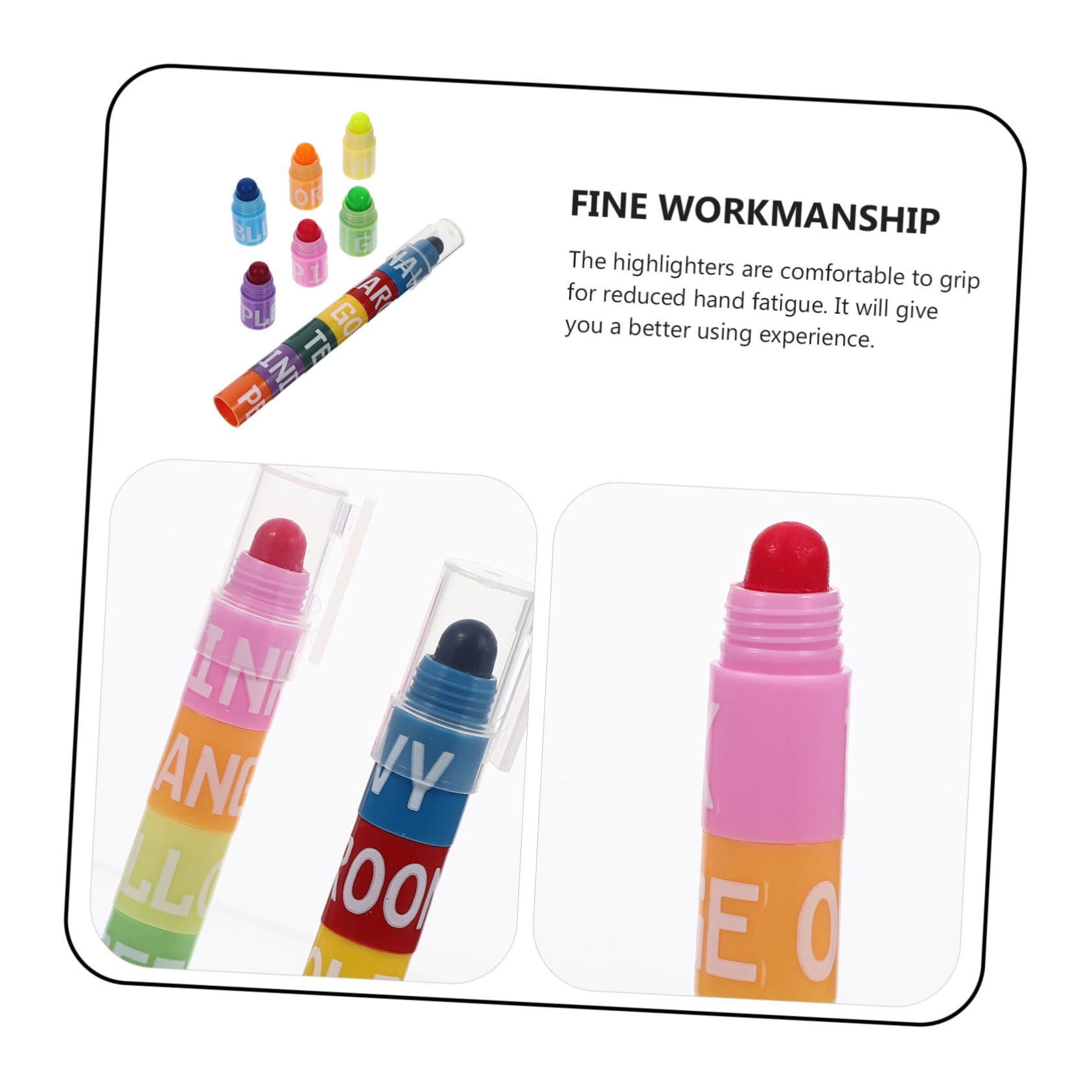 NUOBESTY 10juegos Marcadores Fluorescentes Pastel Escolares y Para Escritura y Dibujo