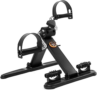 Pedal Exerciser, Folding Exercise Pedal Portable Pedal Exerciser For Legs And Arms, Under Desk Bike Stationary Pedal Exerciser For Arm And Leg Workout, Portable Folding Sitting Desk Cycle