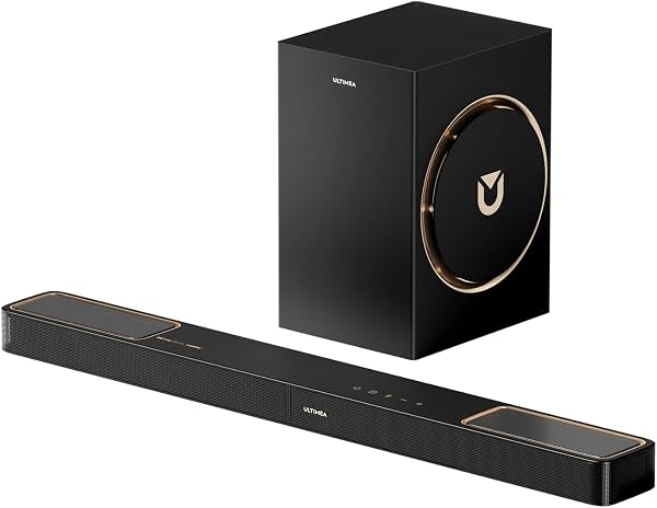 Barra de sonido ULTIMEA 3.1.2ch con subwoofer de 6.5 pulgadas, Dolby Atmos | Sistema de sonido envolvente para TV para cine en casa, barra de sonido para Smart TV, soundbar con BT 5.4, HDMI eARC, Skywave F30 Boom