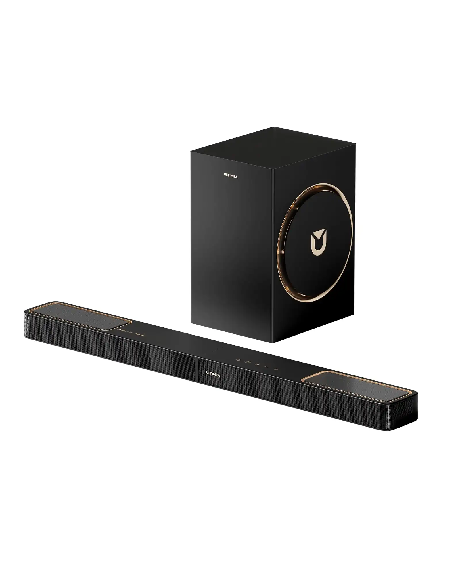 ULTIMEA 3.1.2 Soundbar für TV Geräte mit Dolby Atmos, 6,5" Subwoofer, App-Steuerung, VoiceMX & BassMX, 360W Surround System, Up-Firing Lautsprecher für Echten 3D-Klang, Bluetooth 5.4, Skywave F30 Boom