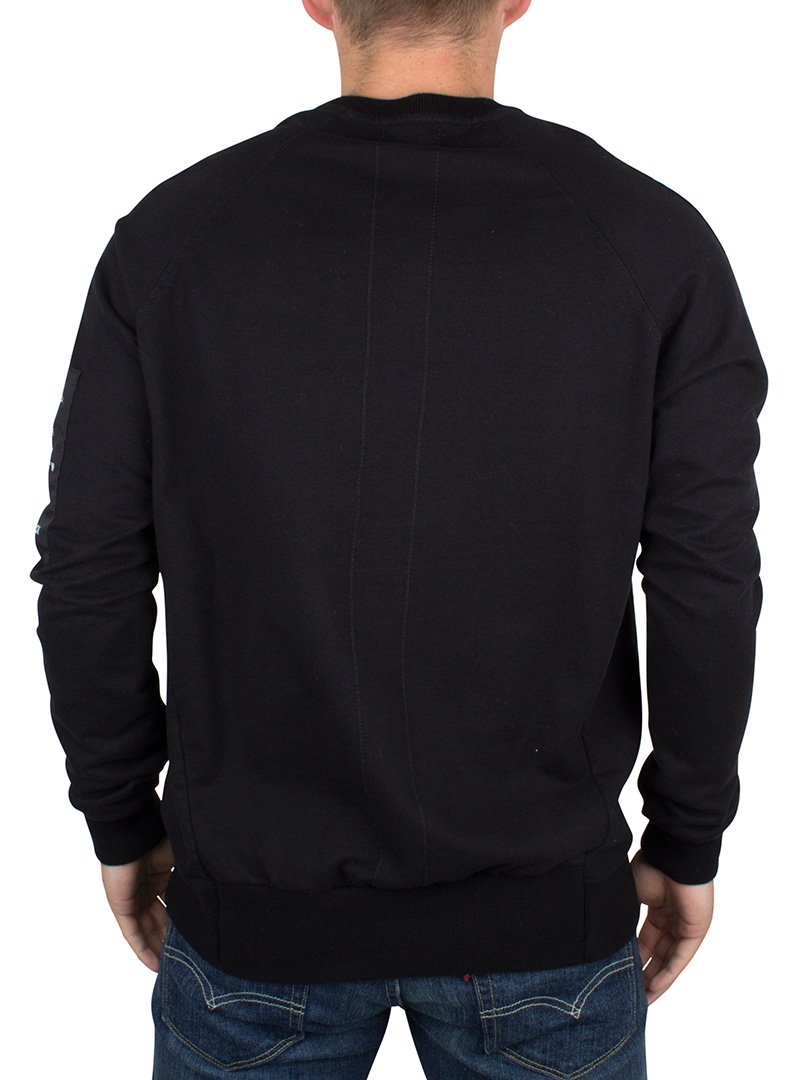 Religion Hombre Anarquía Sudadera Zip, Negro, Medium