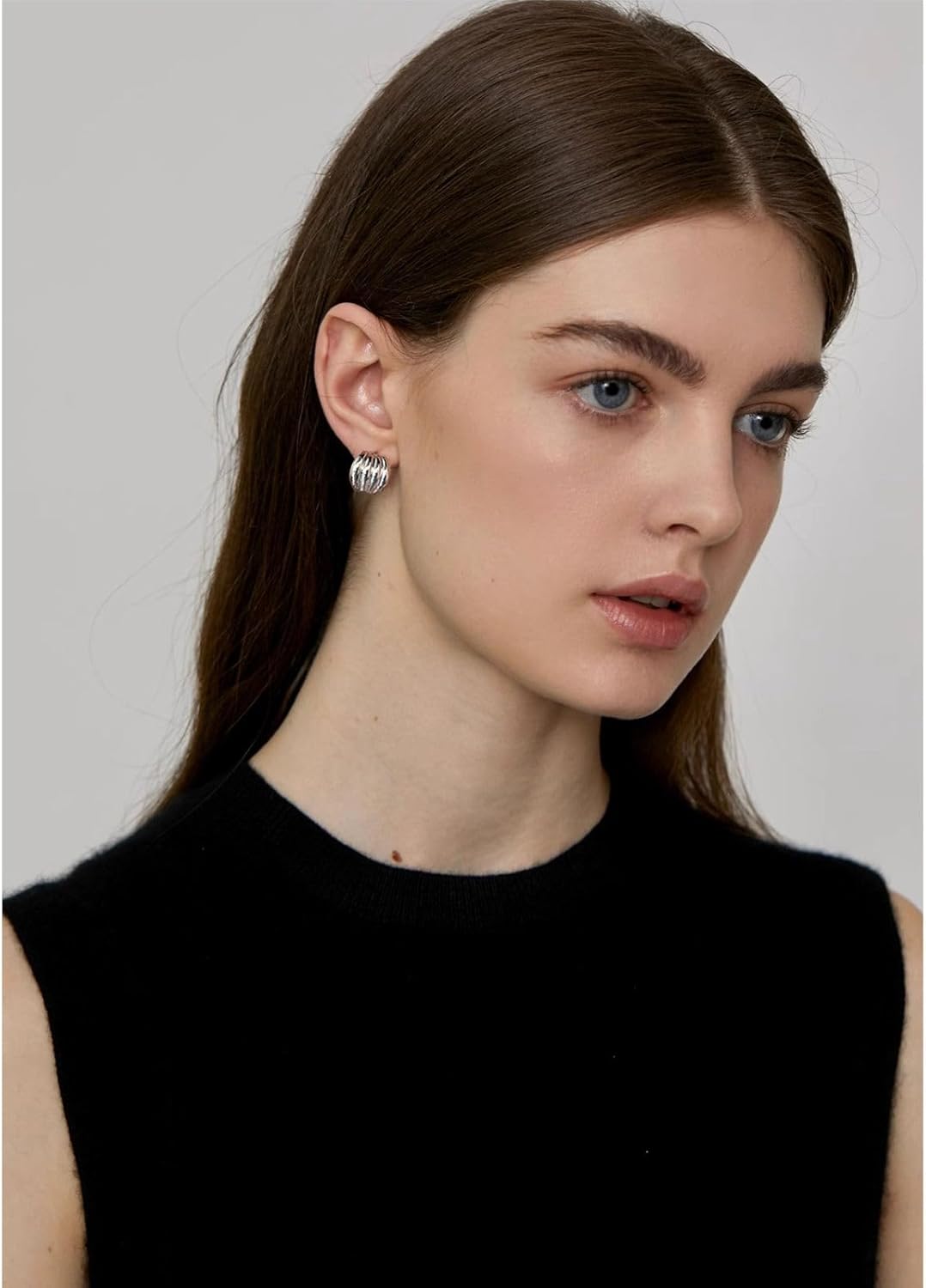 Statement Chunky Gold Earrings for Women Unique Square Stainless Steel Heaven Mayhem Button Stud Earrings Trendy Jewelry - Image 5