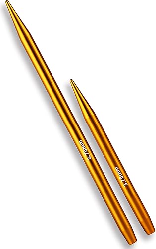 Accesorios de agujas de tejer circulares intercambiables, tapones para agujas, llaves y conectores, kit redondo de aluminio adecuado para