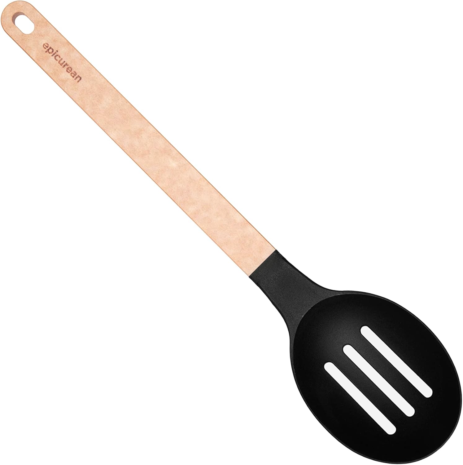 Amazon.com: Epicurean Gourmet Series Nylon Slotted Spoon-Natural Handle ...
