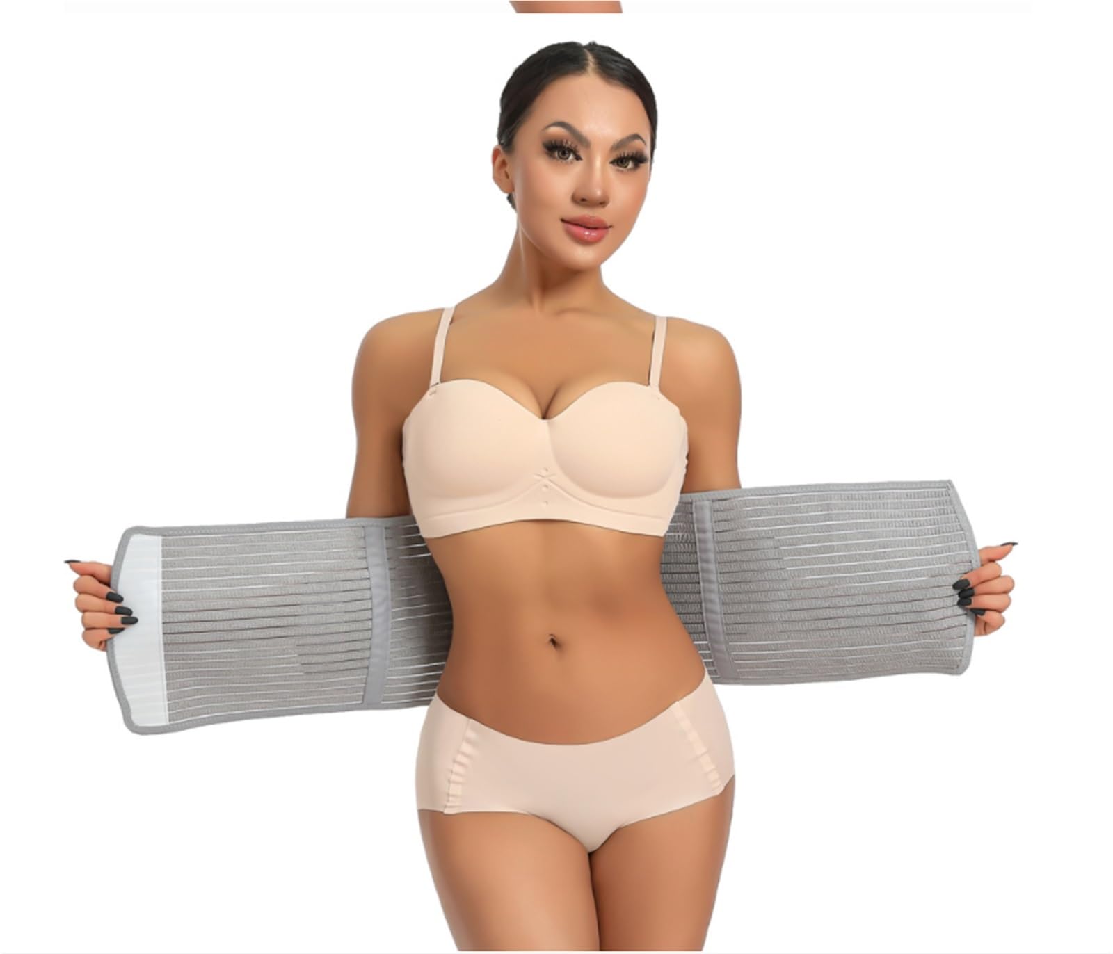 Faja Lumbar, Faja de Espalda Unisex, protección para la Cintura, Ideal para Ejercicios de Fitness.,G-70cm-130cm