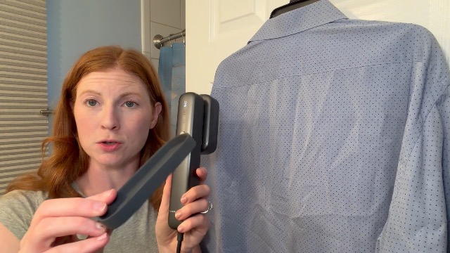 Check out this portable steamer! Perfect for travel!