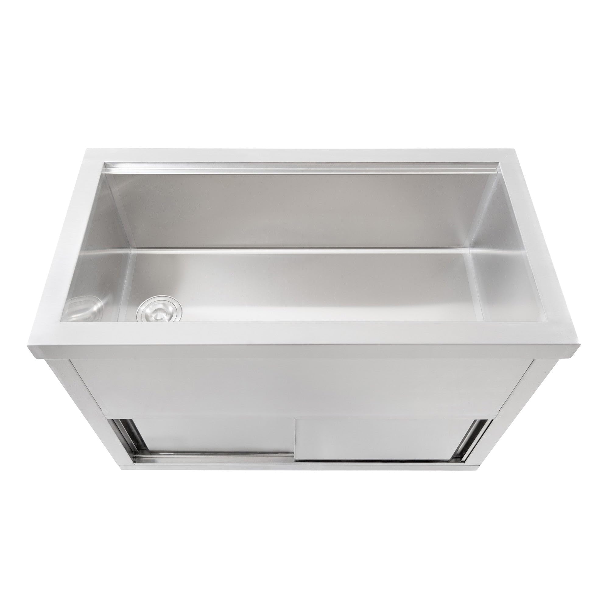 Estación de Coctelería Móvil Premium con Carro de Hielo 109L, Acero Inoxidable, Fregadero, Grifo 360°, Depósito 62L, Pizarra Magnética y Accesorios para Bares y Eventos