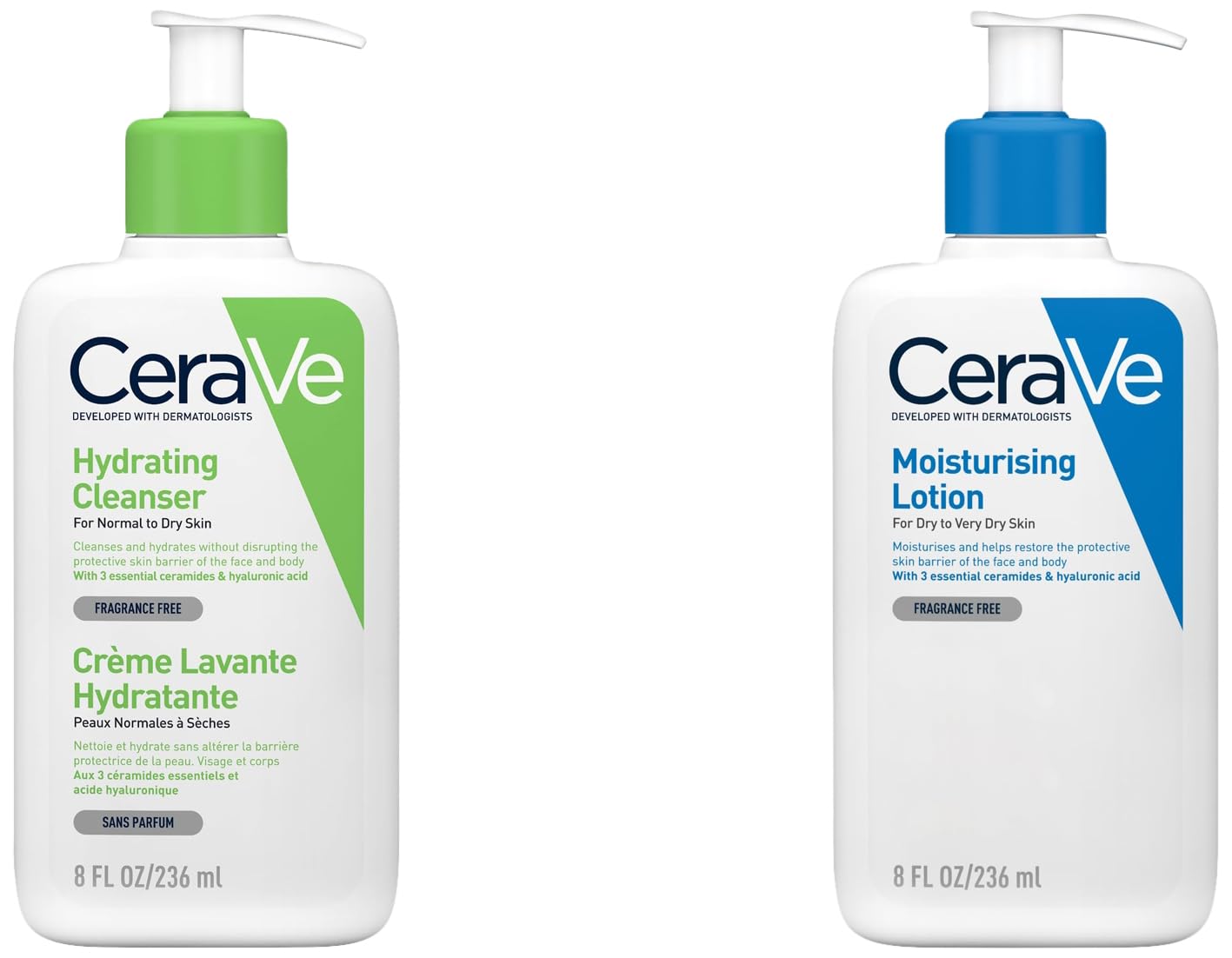 CeraVe Moisturizing Lotion For Dry Skin (236ml) - Formulated With 3 Essential Ceramides And Hyaluro,CeraVe Hydrating Cleanser For Normal To Dry Skin (236ml) - Non-Foaming Face Wash with Hyaluronic Ac-picture-13