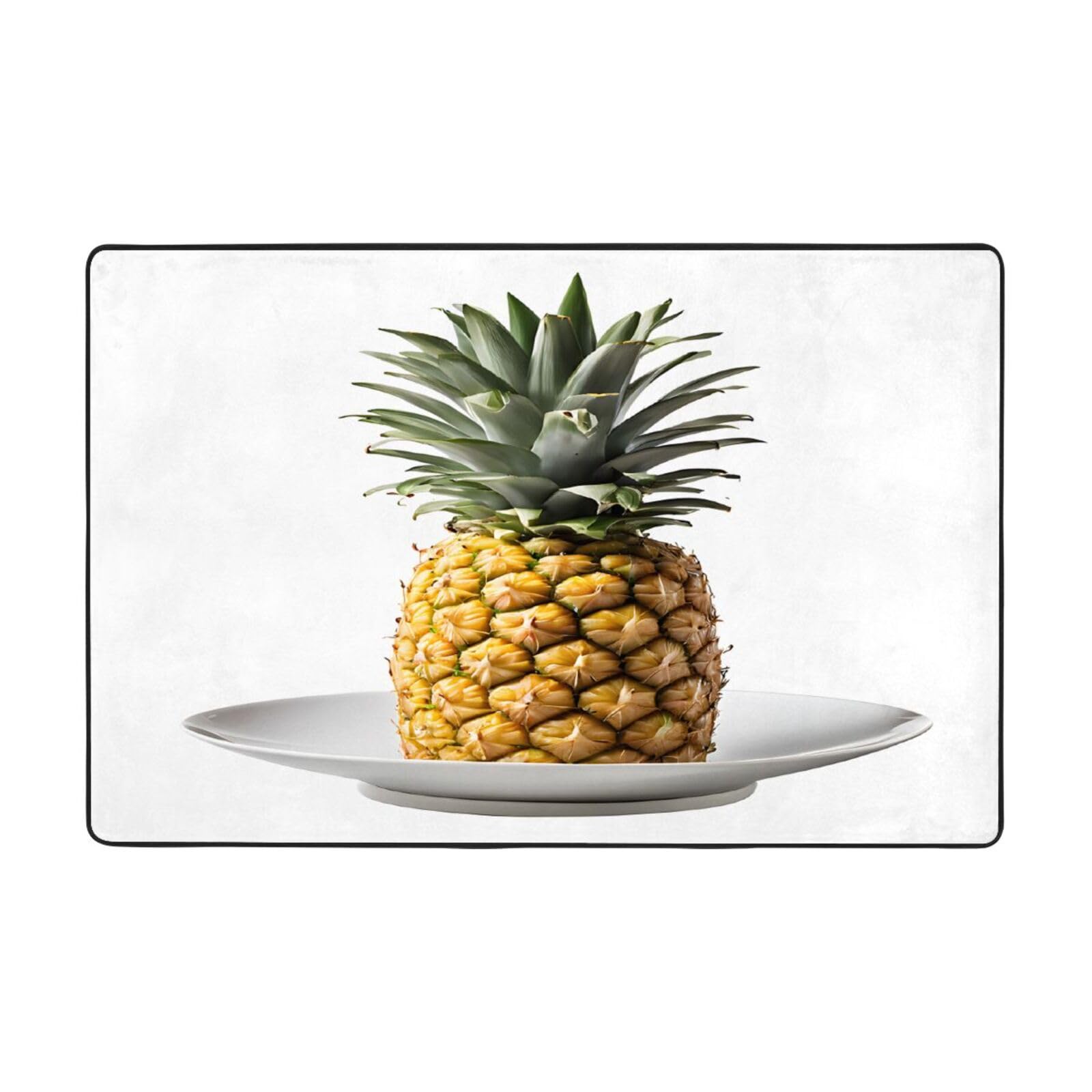 Tapis moderne imprimé motif ananas tapis de sol salon 91x61