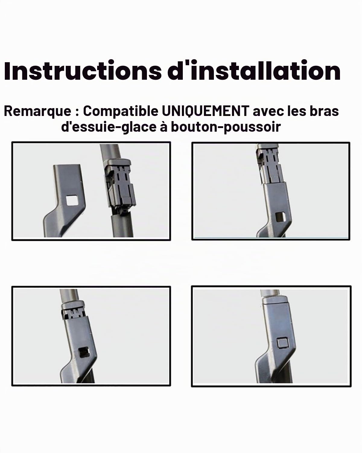 Essuie-glaces MOZbatte pour Toyota C-HR CHR 2016-2023, jeu avant et arrière, 66 cm + 41 cm + 36 cm, conduite à gauche, remplacement