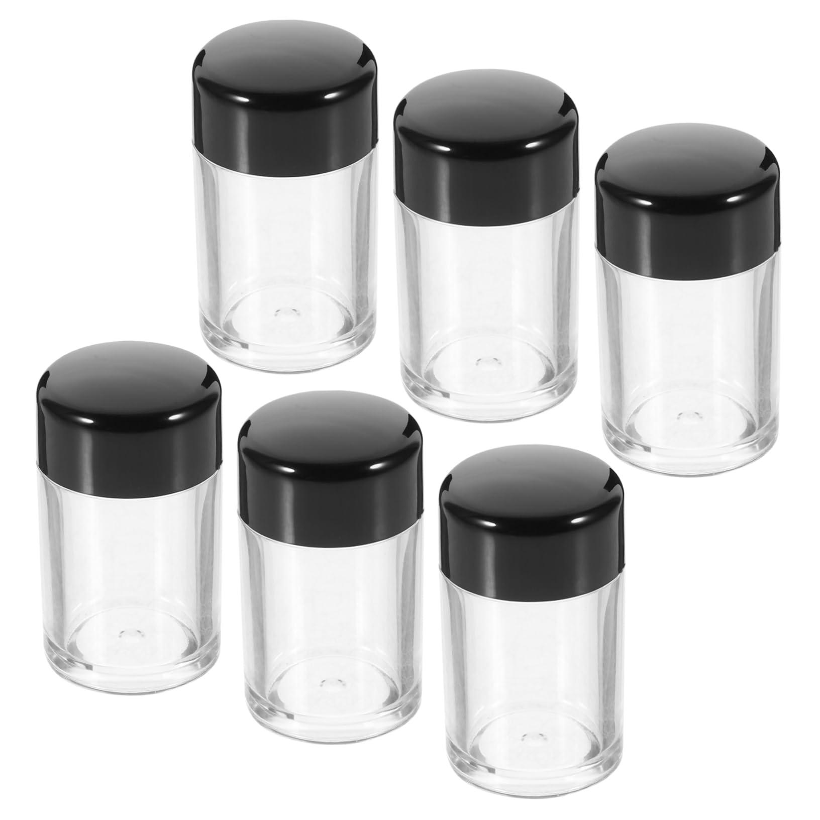 Empty Powder Containers Plastic Loose Powder Jar Sifter Empty Cosmetic