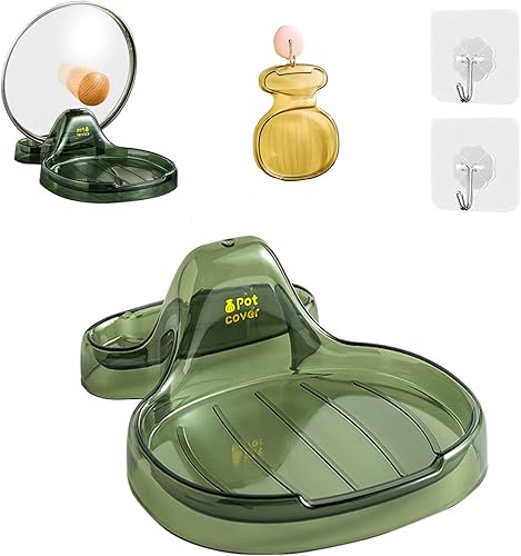 Espátula de cocina multifunción, soporte multifunción para espátulas de cocina con soporte para tapa, soporte de cuchara de plástico de grado