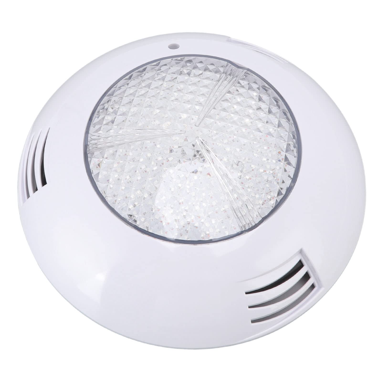 Fafeicy Oświetlenie Basenowe LED AC12V Światło Basenowe RGB 25W ABS PC IP68 Wodoodporne Zdalne Sterowanie Podwodne światło do Basenów Akwaria o Wysokiej Przepuszczalności Długa żywotność (25W)