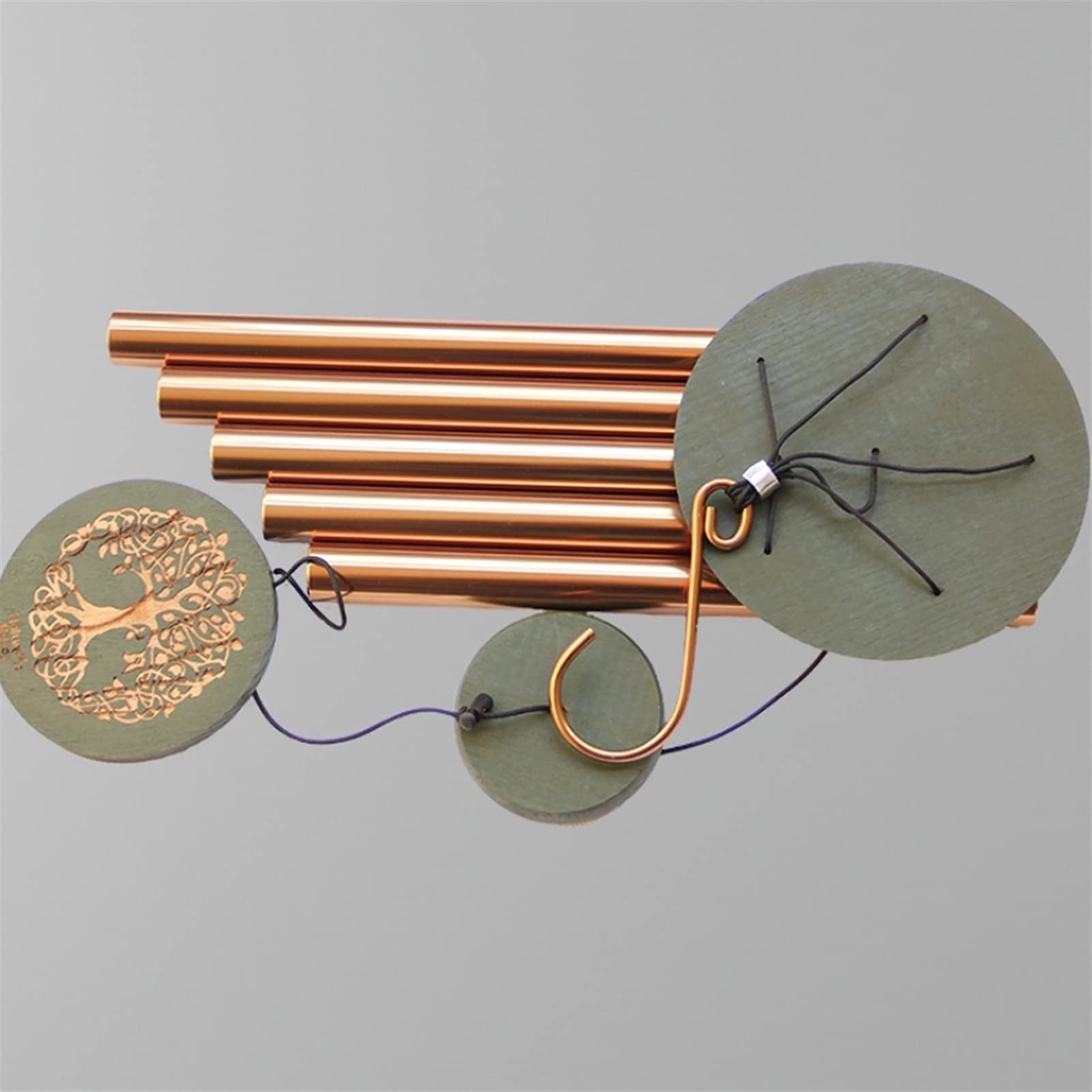 YYDS Dzwonki wietrzne Dzwonki wietrzne 91 cm Dzwonki 5 metalowych tubek Windchime do dekoracji ogrodu domu i prezenty na Dzień Dziecka idealna dekoracja