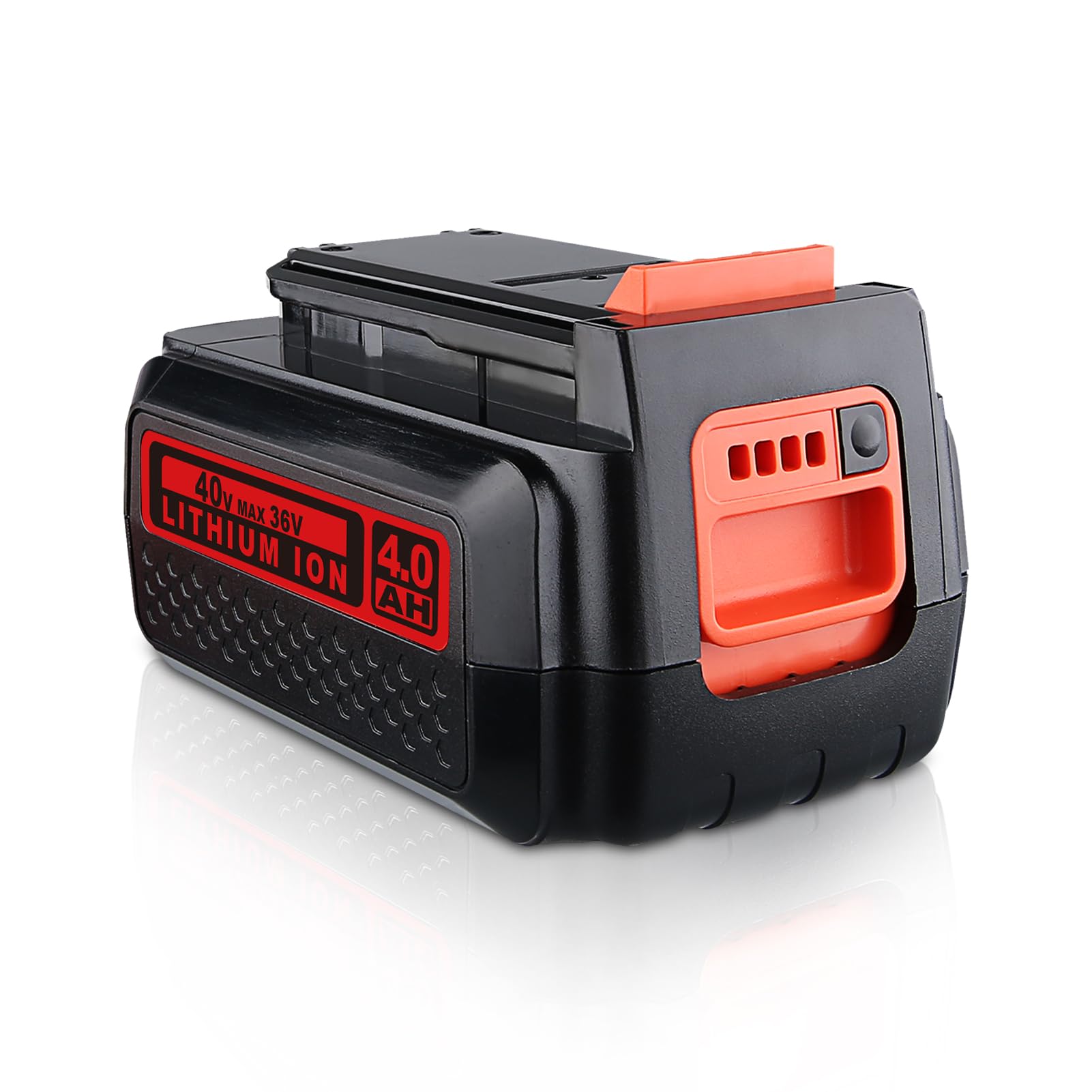4,0Ah LBXR36 Ersatzakku für Black & Decker 36V/40V Max Akku -Lithium-Ionen, kompatibel mit LBX2040 LBXR2036 LBX1540 LBX2540 BL20362-XJ LST540 LST136W LCS1240 Garten Werkzeuge