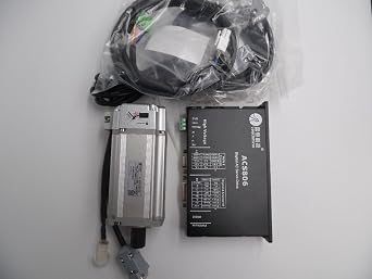 GOWE 60VDC 400W Servo Motor Drive Kits 180ozin 1.28NM 1000ppr Encoder ACM604V60-01-1000+ACS806