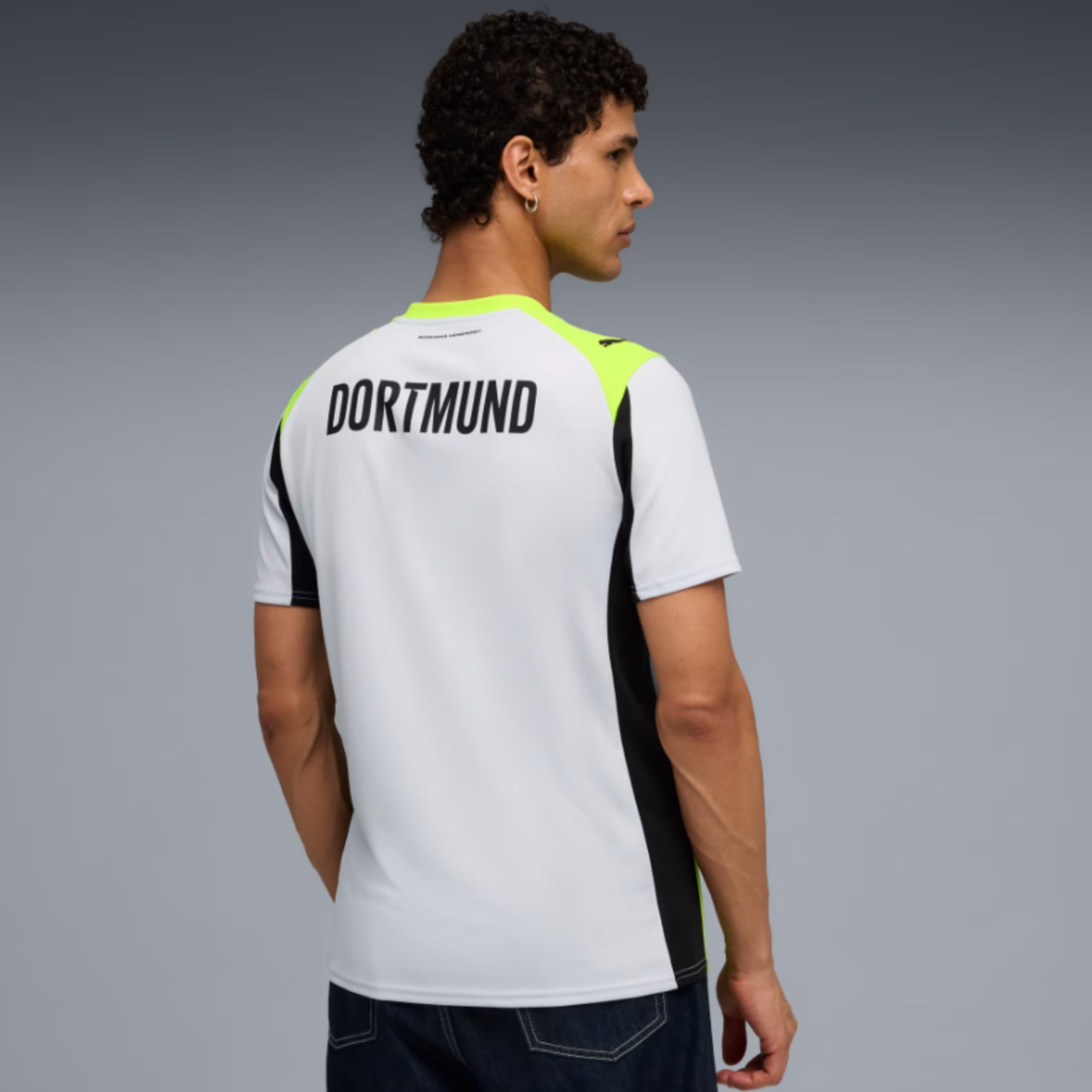 PUMA Original BVB Trikot Herren [Away 25/26] Offizielles Borussia Dortmund Trikot [Spieler oder Personalisiert] Fussball Sportbekleidung Sport Tshirts Herren Fußball Shirt Männer