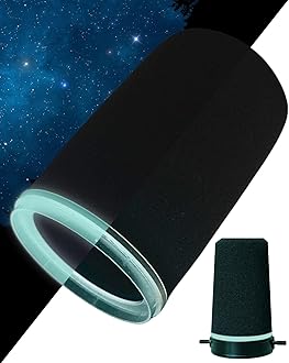 SM7b Foam Cover for Shuer SM7B, MV7 POP Filter RK345 Replacement, Windscreen with Colored Retaining O-Ring Identified Seat (Glowing)
