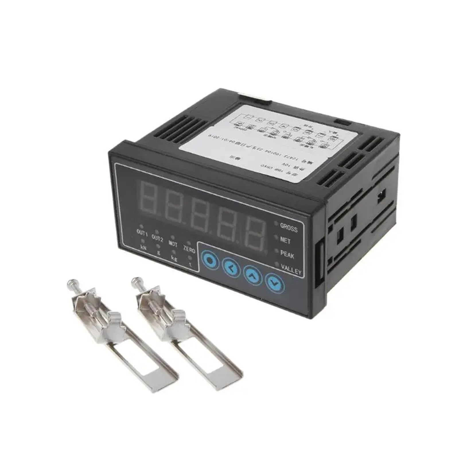 Load Cell Indicator, Digital Display Weighing Transducer Trasmitter Weight Sensor Weighing Instrument 2 Way Output