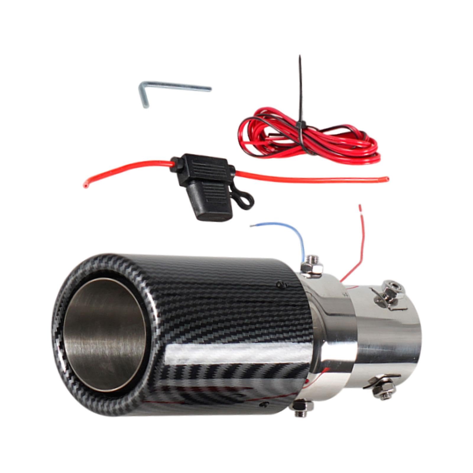 Generic Exhaust Muffler Tip Tail Pipe High Performance Durable Universal Exhaust Tip Style A-image-36