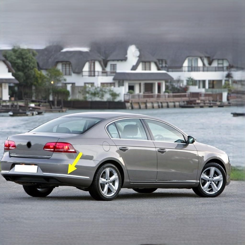 Sağ Arka Tampon Köşe Çıtası Krom 3AE807460 VW Passat B7 Sedan ile uyumlu 2011-14