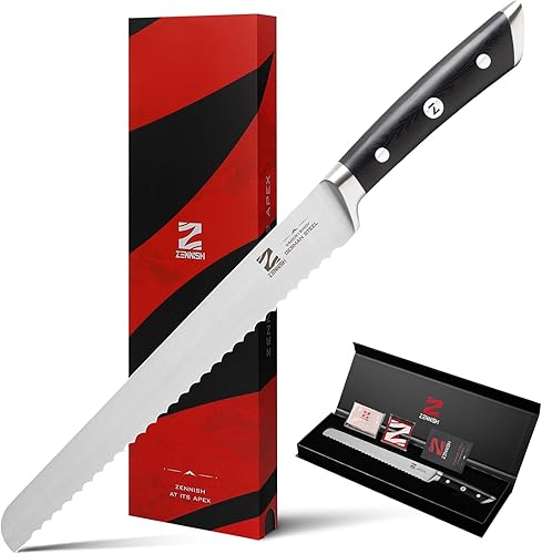 Miniatura 12 de Cuchillo de chef de 8 pulgadas, cuchillo de cocina súper afilado, acero inoxidable alemán, cuchillos de chef profesionales, mango ergonómico de