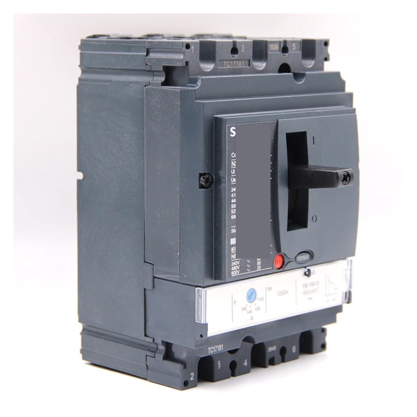 Disjoncteur boîtier moulé NSX160F protège vos circuits triphasés 160A LV430630
