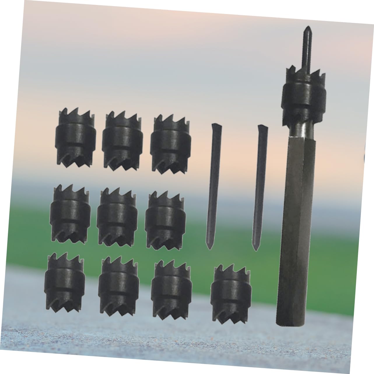 13pcs Double-Sided Spot Welding Drill Bit Set High-Speed Cutter Tool for Efficient Removal of Spot Welds from Panels