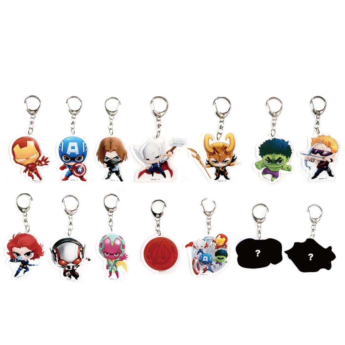 Amazon.co.jp: マーベル ランダム アクリルキーホルダー