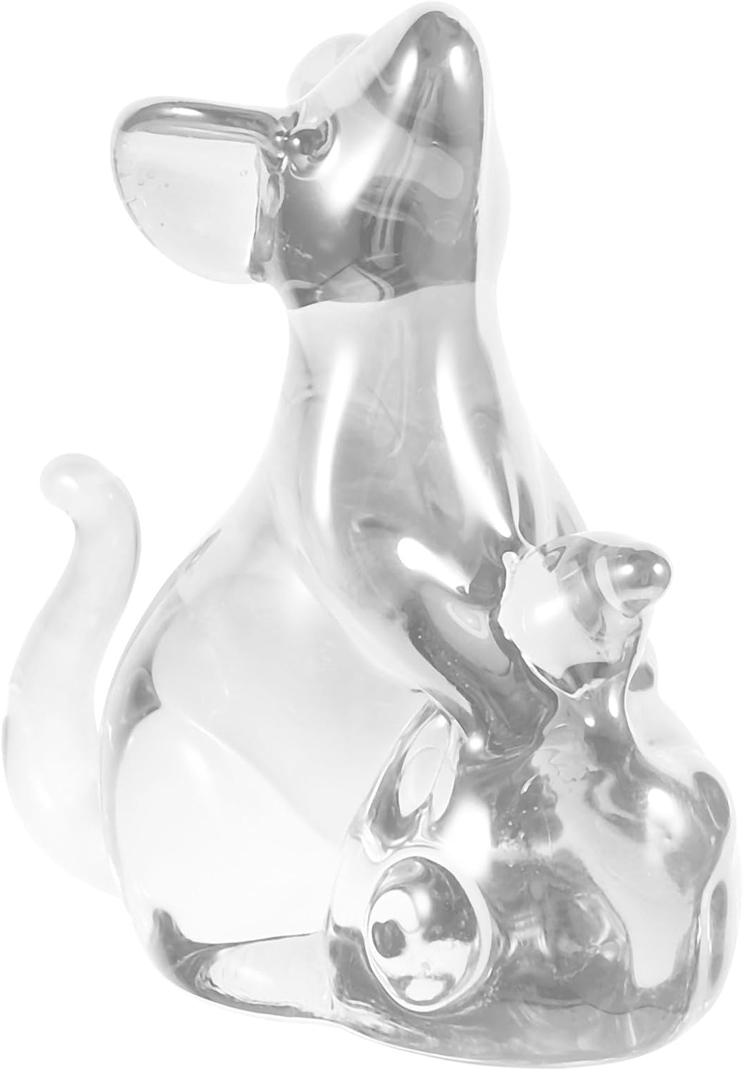 Adorable Crystal Mouse Figurine Table Decoration Collectible Statue