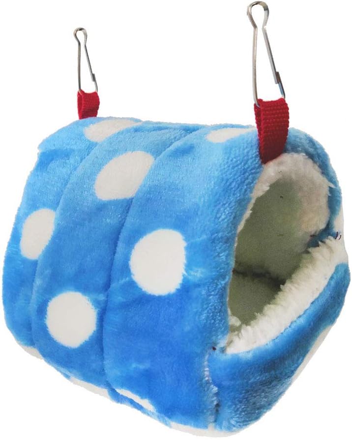 Yu-Xiang Hamster House Comfortable Nest Rat Hammock Warm Small Pet Habitat for Squirrel Hedgehog Chinchilla Rabbit Guinea Totoro Pig Bed…