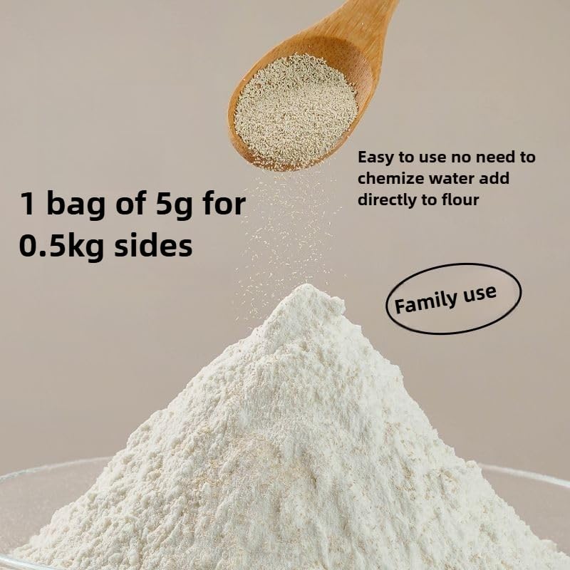 Miniatura 8 de Levadura de ángel, hogar, Mantou, bollos rellenos al vapor, 1.76 onzas (5G x 10 bolsas),