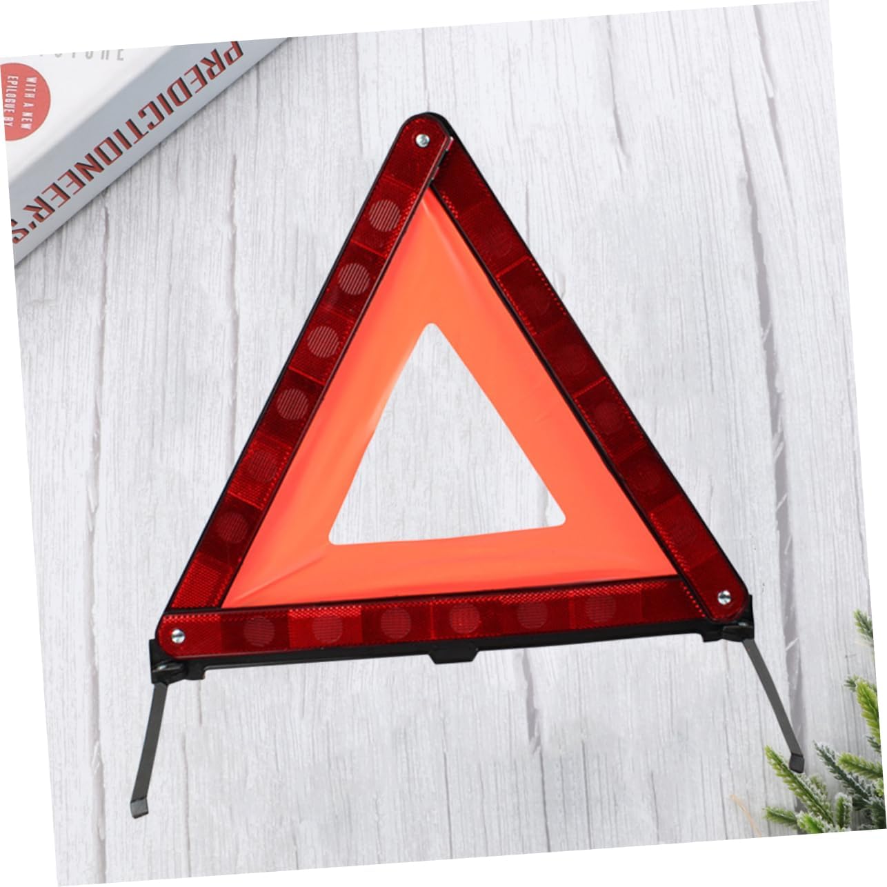 Automotive Warning Triangle Sign Roadside Hazard Kit Design for Trucks Suvs