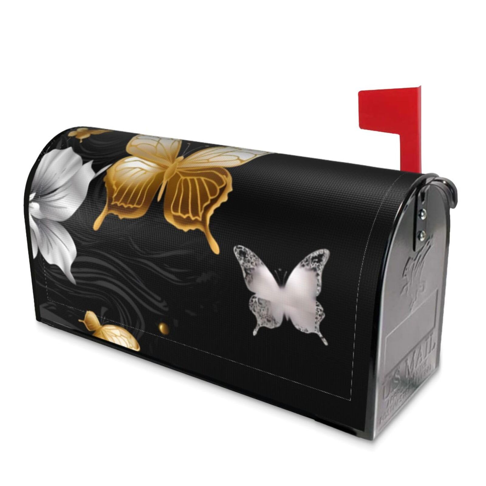 Housses de boîte aux lettres imperméables au design raffiné de papillons