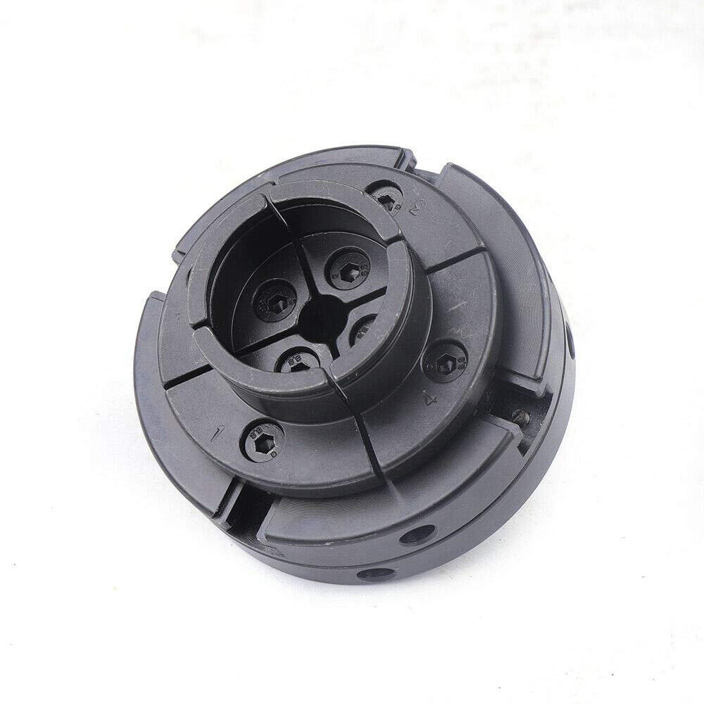 Fabricante máquinas eléctricas Platos 4 Garras - Diámetro: 100 mm - M33 x 3,5 - Plato autocentrante - 4 croquetas - para torneado Banco - para Torno